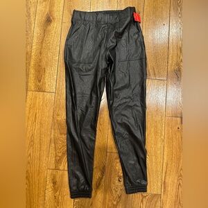 Spanx Faux Leather Joggers
